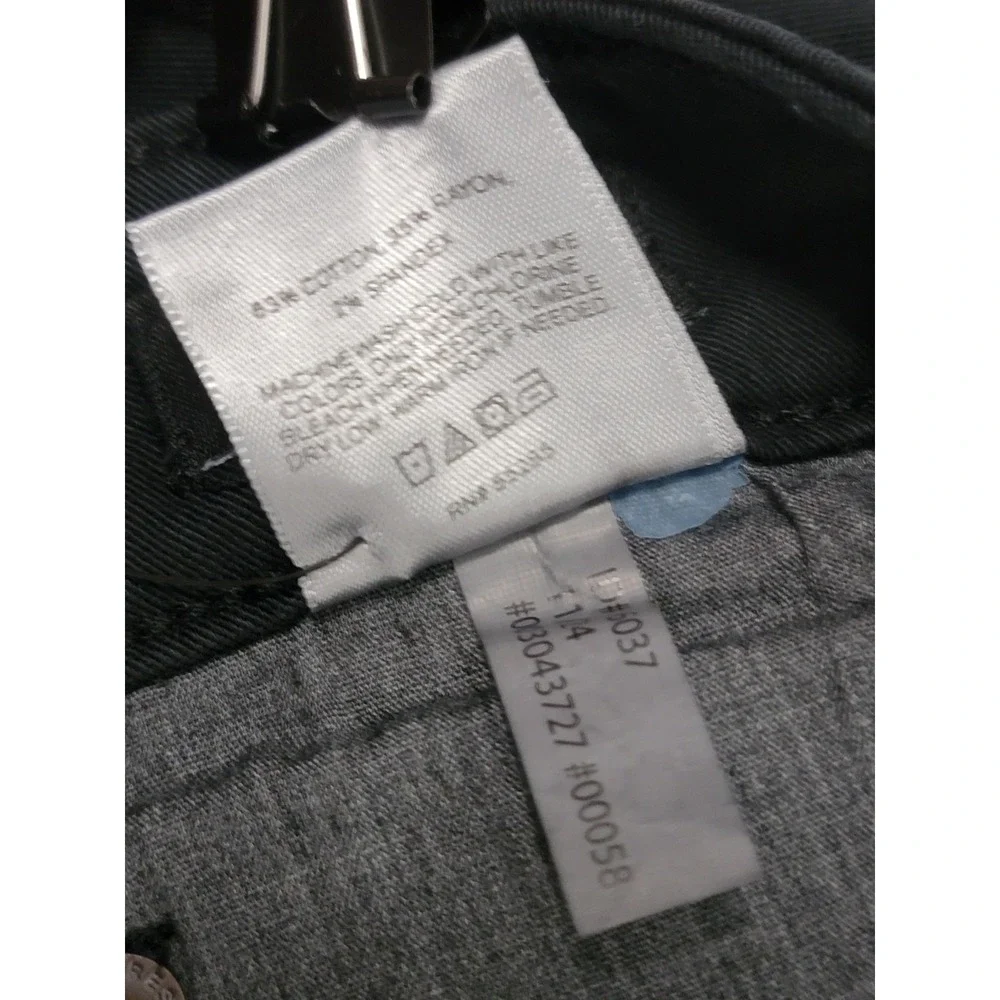 Express Jeans Mens 31x30 (Fits 34x29) Black Straight Stretch Temperature Control
